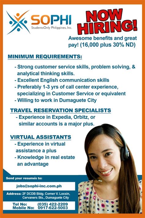 dumaguete job hiring today|Job Hiring Work, Jobs in Dumaguete .